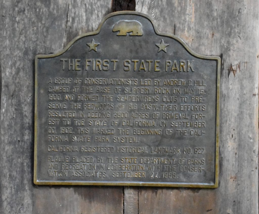 Big Basin sign